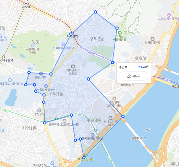 구의동에어비앤비현황