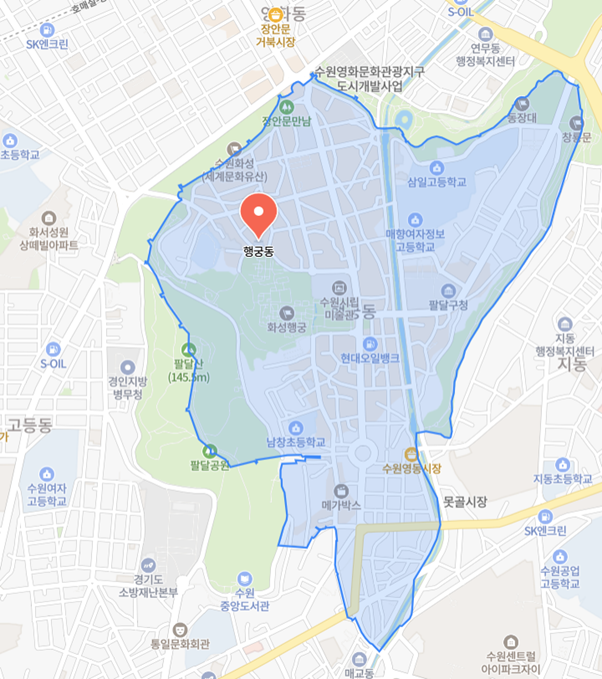 수원시팔달구행궁동에어비앤비예약수익률예약률상황현황